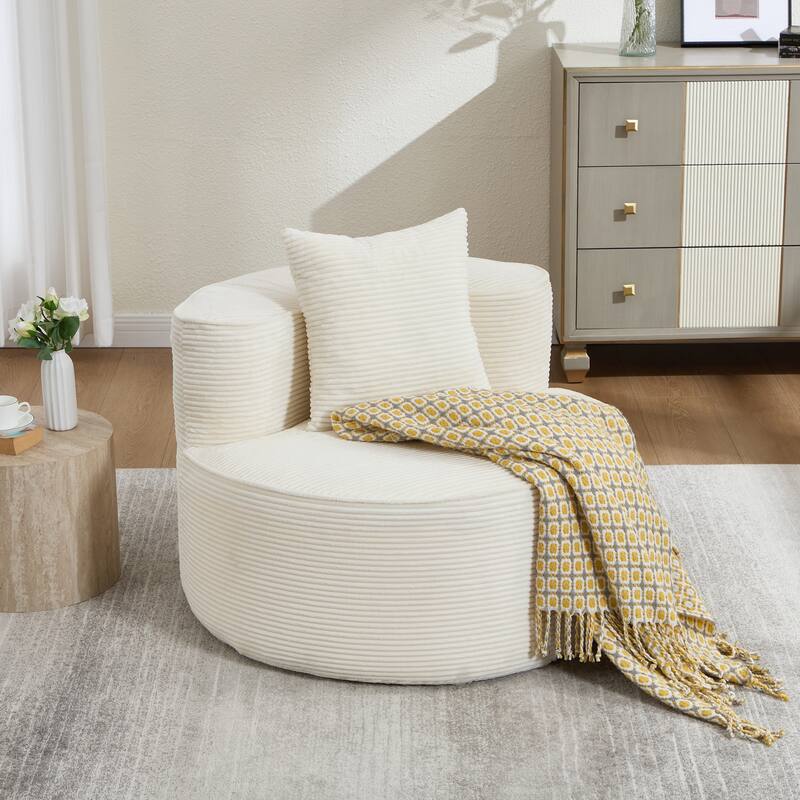 Plush Lounger Soft Sofa No Assembly Required