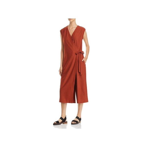 eileen fisher crop jumpsuit