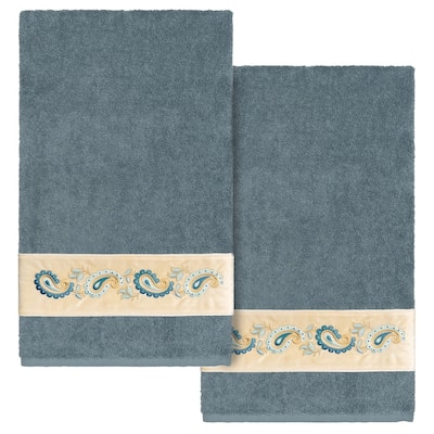 Authentic Hotel and Spa Turkish Cotton Mackenzie 2PC Bath Towel Set