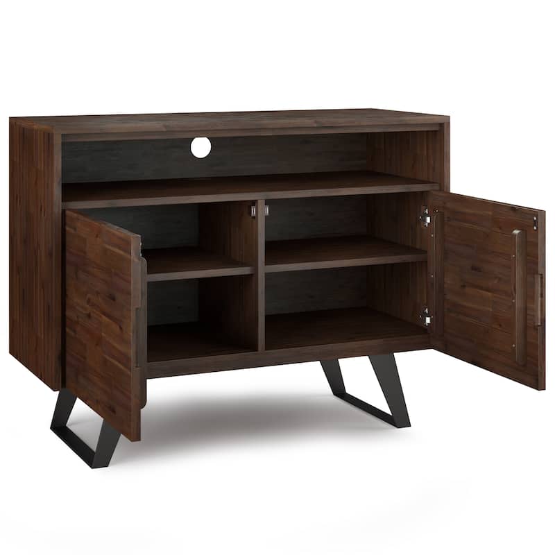 WYNDENHALL Mitchell WOOD Modern Industrial TV Media Stand For TVs