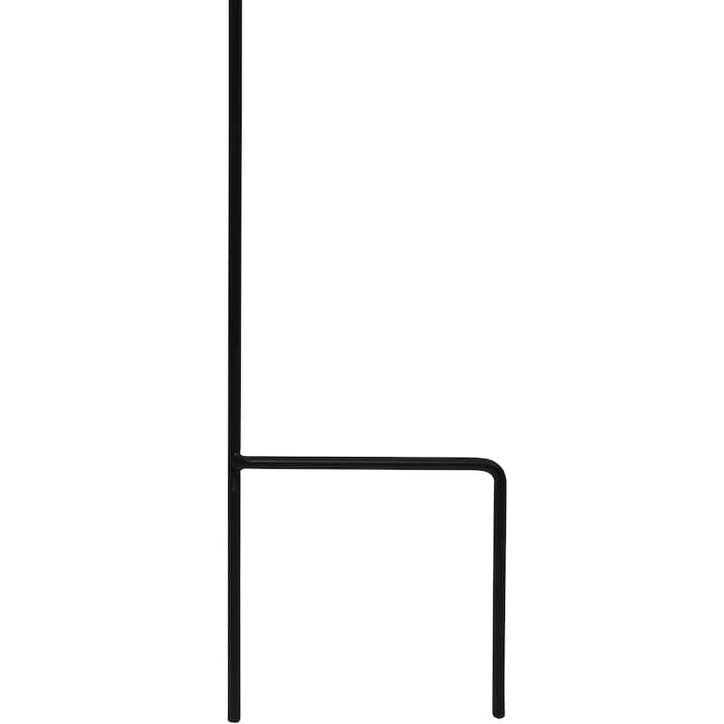 Metal Garden Flagpole - 36.5" - Black - 36.5
