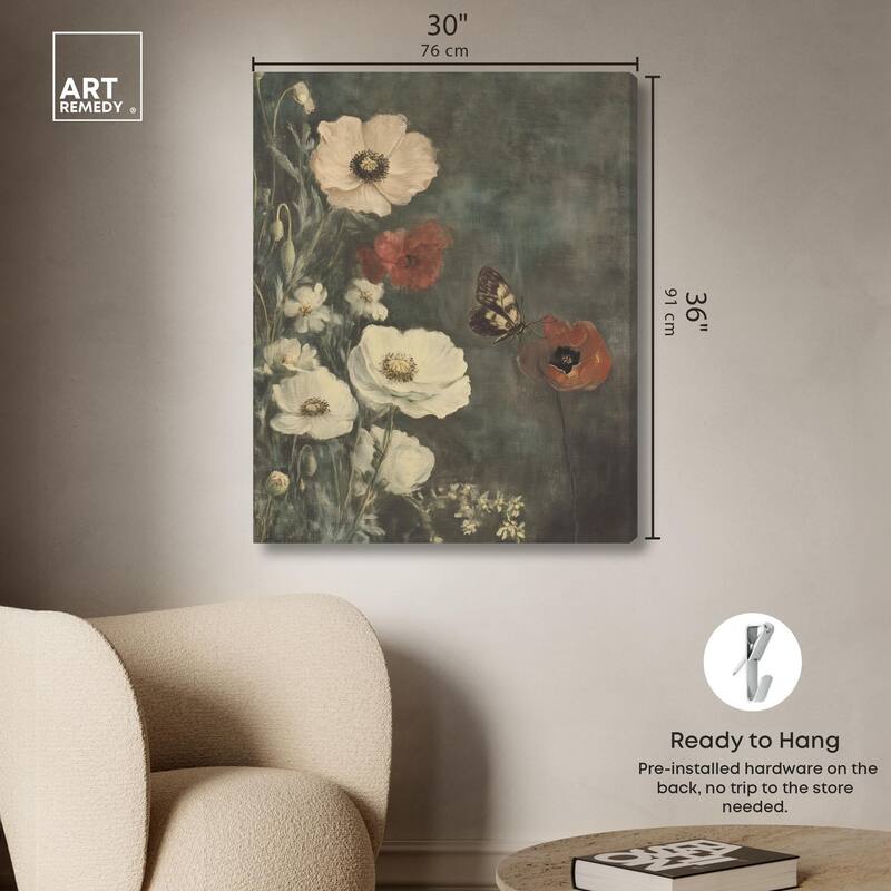 Vintage Botanicals I Canvas by Art Remedy, Gallery Wrapped