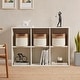 preview thumbnail 35 of 48, 3 Pack Woven Cotton Rope Shelf Storage Basket with Leather Handles, Baby Nursery Storage Bin Organizers, Closet Shelf Storage