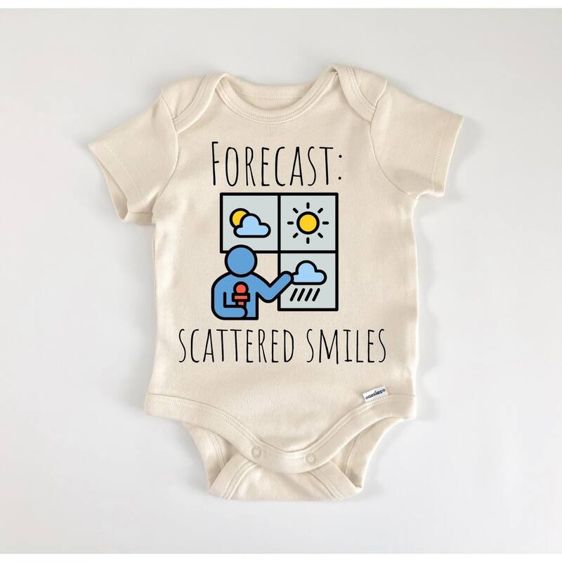 Meteorologist Weather - Baby Boy Girl Clothes Infant Bodysuit Funny Cute - Pink - 0-3M