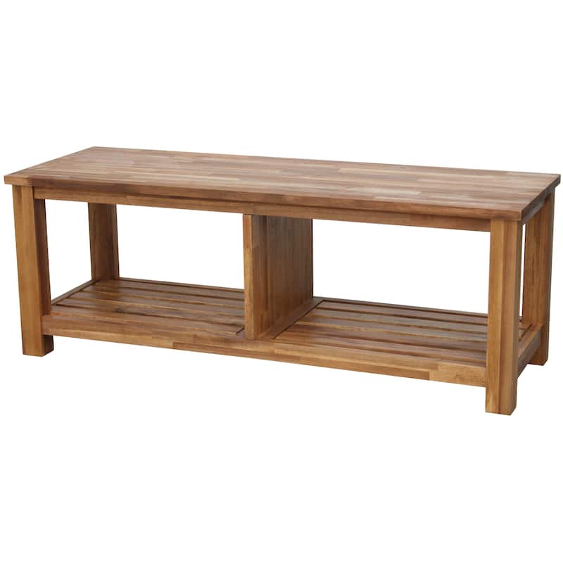NPD Furniture Tiburon TV Bench - Brown