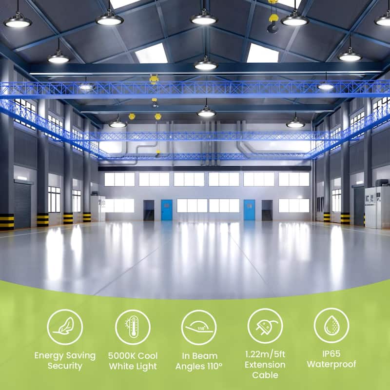 Industrial UFO LED High Bay Light for Garage and Warehouse