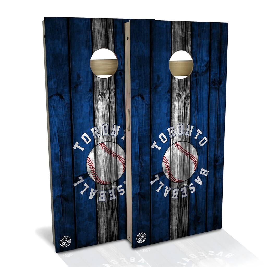 Toronto Baseball Outdoor Cornhole Board Set