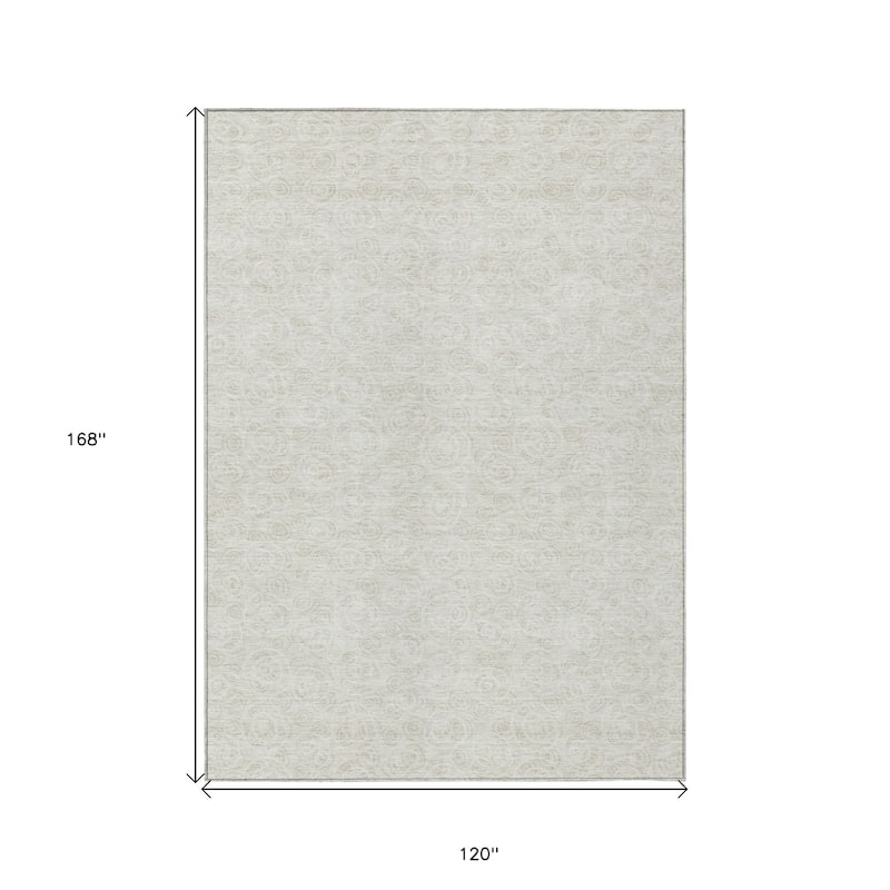 HomeRoots Geometric Transitional Rectangle Outdoor Rug