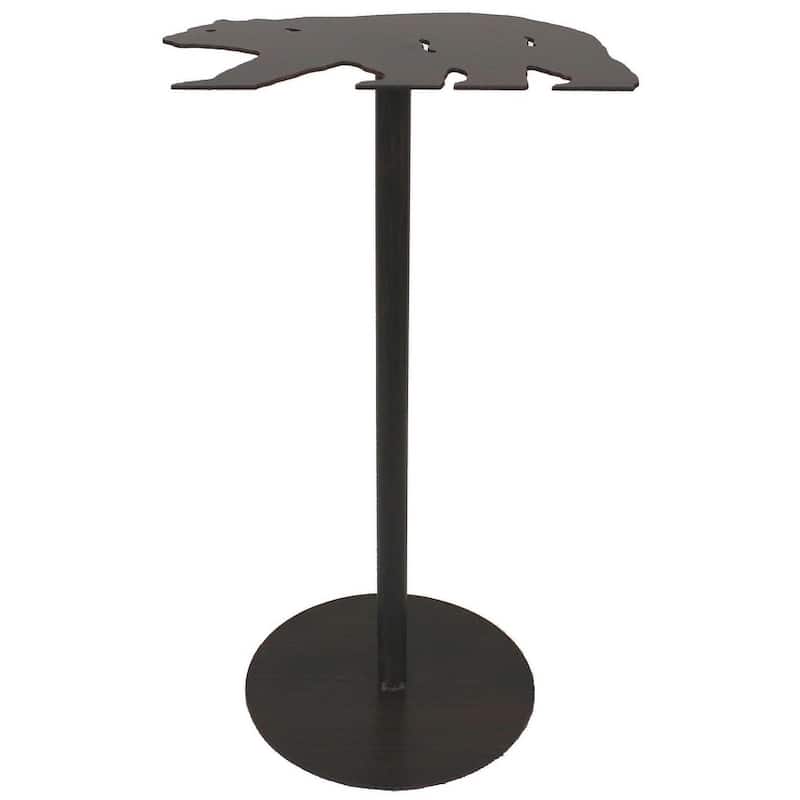 Rustic Drink Table - Bear
