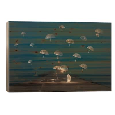 Dreams Print On Wood by Alexandar Lazarov - Multi-Color