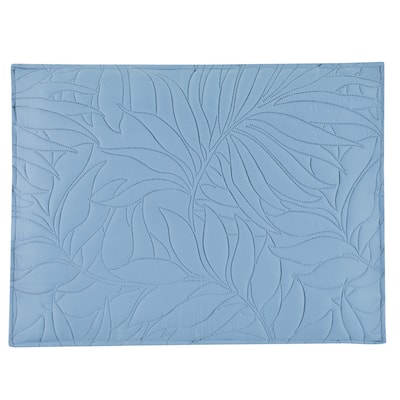Lovely Eva Quilted Leaf Design Textured Pillow Sham