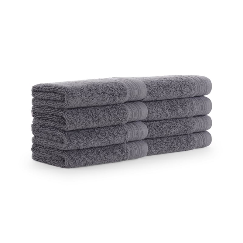 Aston & Arden Anatolian Turkish Towel Collection - Washcloth - Grey