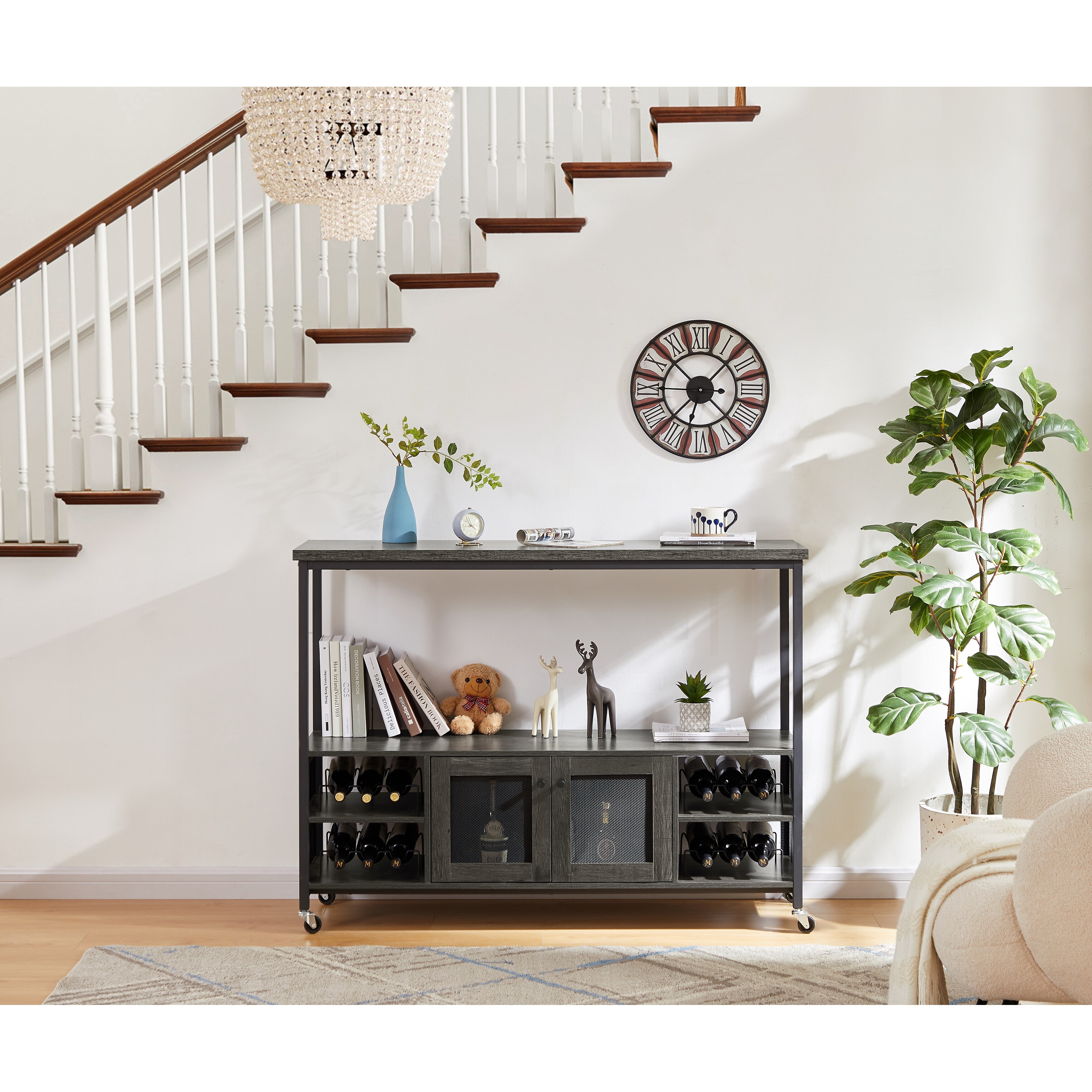 Modern wine console table 2025