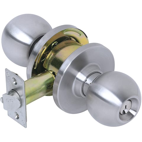 Tell Manufacturing KC2300 Series Classroom Single Cylinder Keyed Entry - Satin Chrome