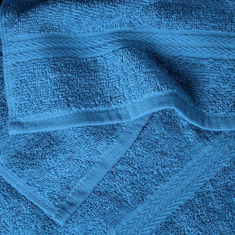 Superior Miami 100% Cotton 6-Piece Towel Set - Lightweight & Quick Drying