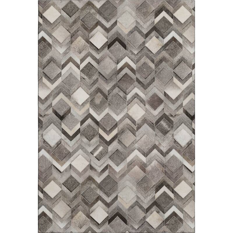 Premium Washable Super Soft Chevron Patchwork Mayfield Rug