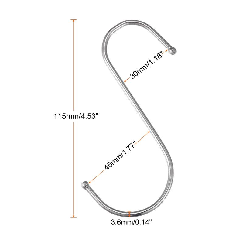 S Hooks Stainless Steel Hangers for Kitchenware, Bathroom Supplies