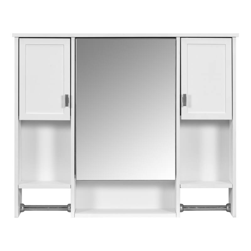 Solid Wood Bathroom Vanity with Top Sink with Towels Bar - 36'' x 18''