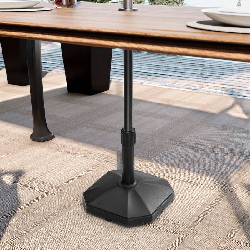 30-lb Outdoor Patio Umbrella Stand Base Holder Black