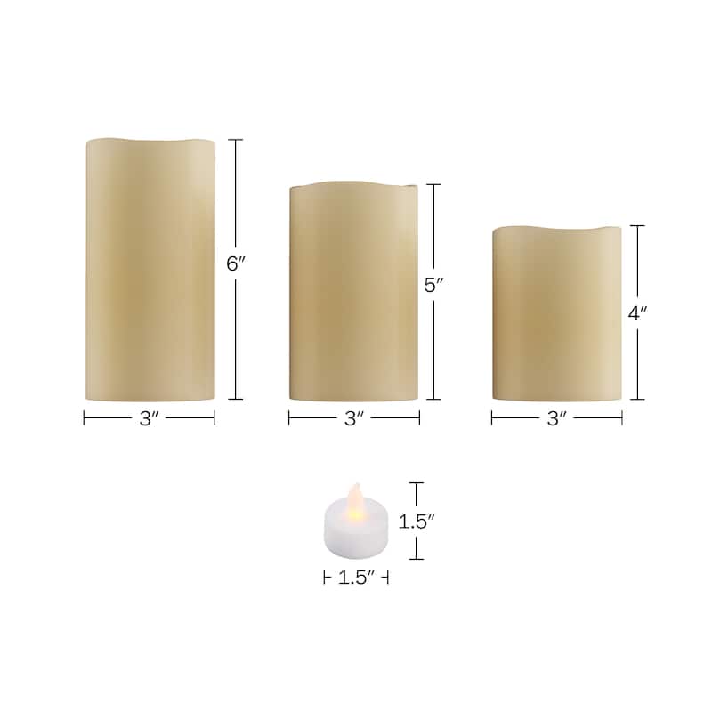 Lavish Home 27Pack LED Flameless Candles, White Bed Bath & Beyond