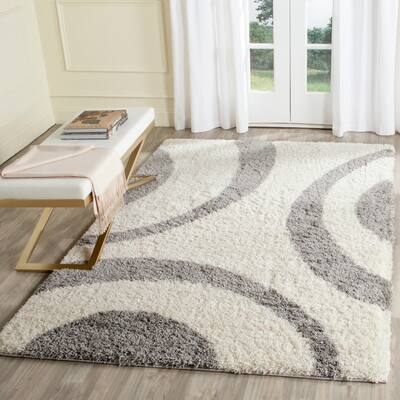 SAFAVIEH Portofino Shag Ruthild Modern 2-inch Thick Rug