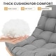 preview thumbnail 26 of 71, Double Papasan Chair Loveseat with Cushion, All-weather PE Rattan 2-Person Wicker Patio Chair for Indoor Outdoor