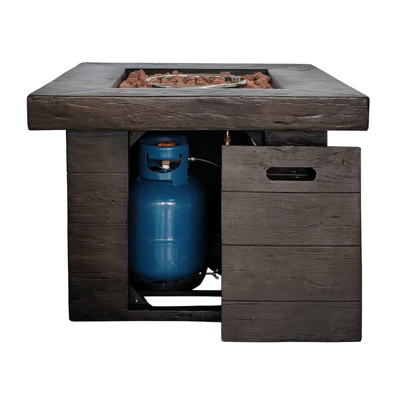 Smokeless Propane Gas Fire Pit - Fireplace for Outdoor Heating