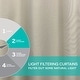 preview thumbnail 33 of 99, ATI Home Indoor/Outdoor Solid Cabana Tab Top Curtain Panel Pair