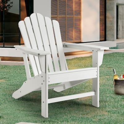 Classic Outdoor Adirondack Chair for Garden Porch Patio Deck Backyard
