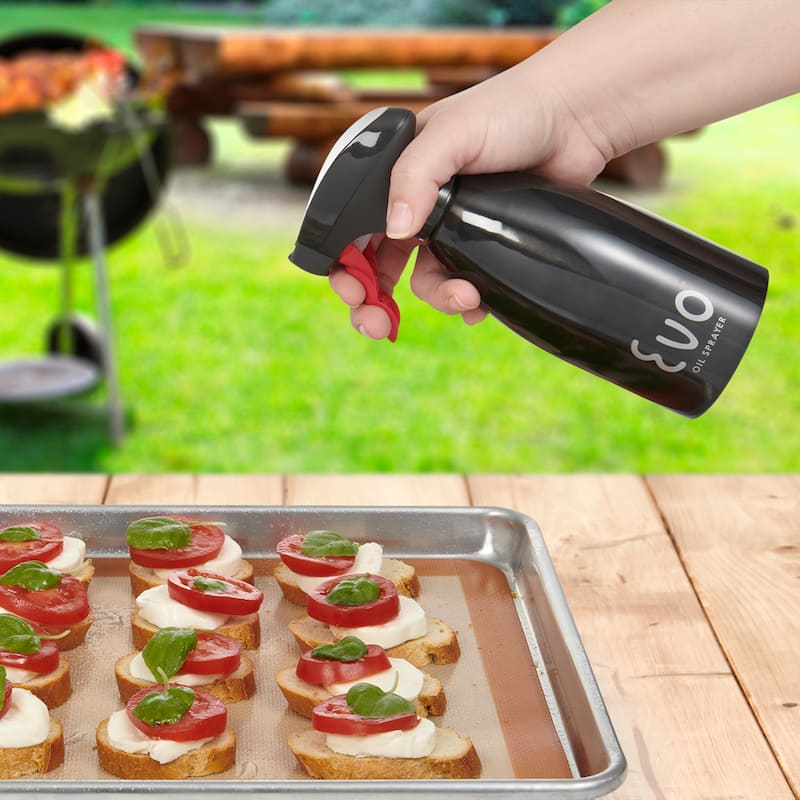 Evo Stainless Steel Oil Sprayer, 16-Ounce Capacity