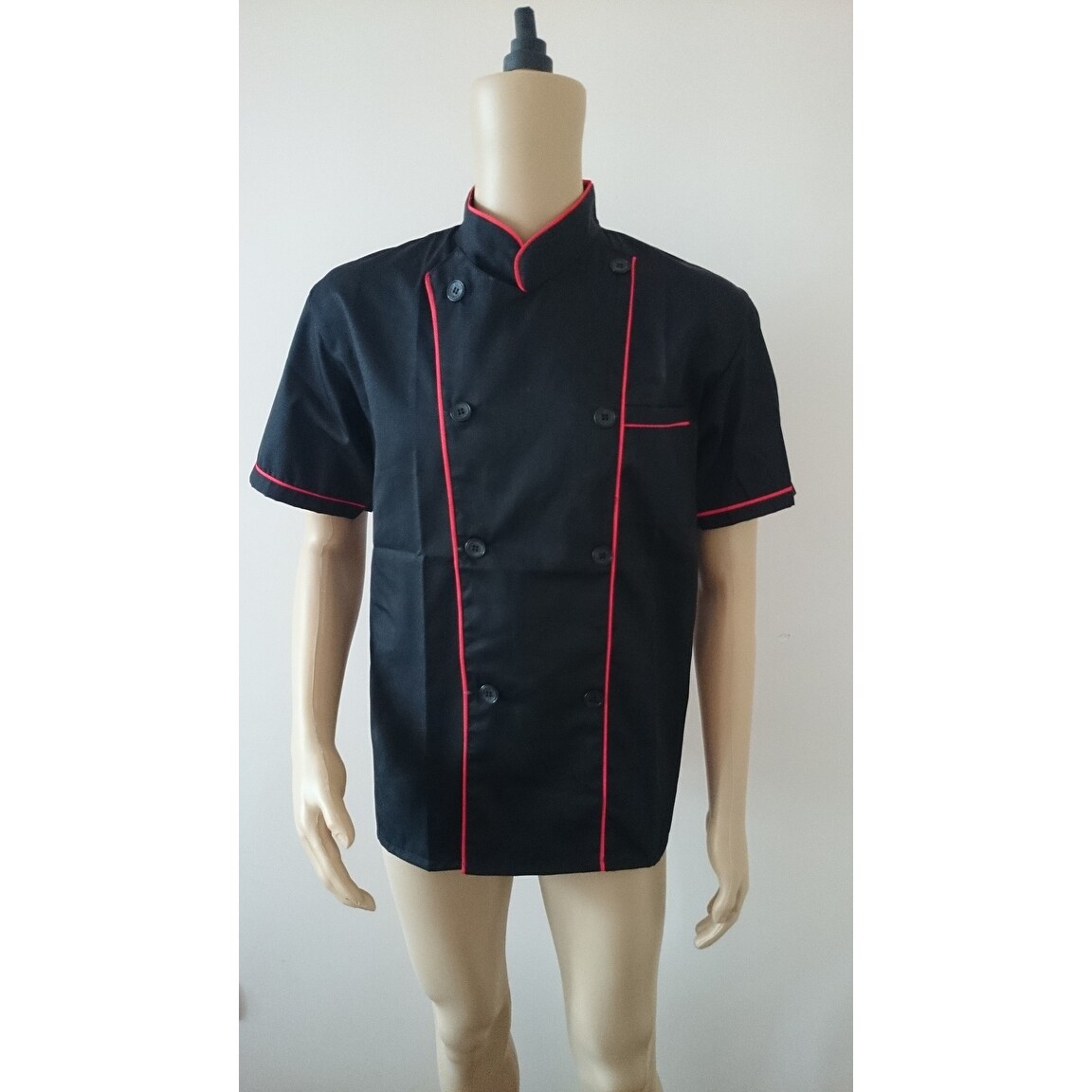 Long Sleeve Classic Kitchen Cook Chef Waiter Waitress Coat Uniform