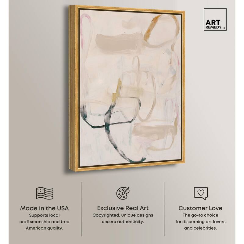 Faded Outlines I Canvas by Art Remedy