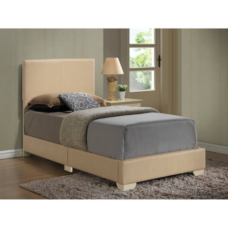 Aaron Upholstered Twin Panel Bed