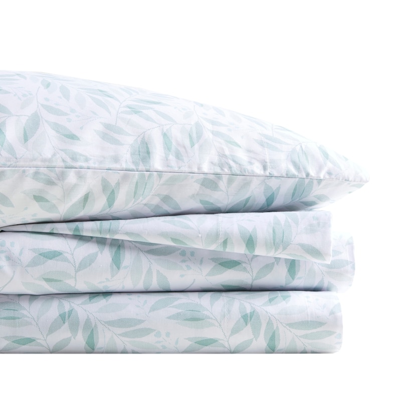 Madison Park Essentials 200 Thread Count Printed Cotton Sheet Set