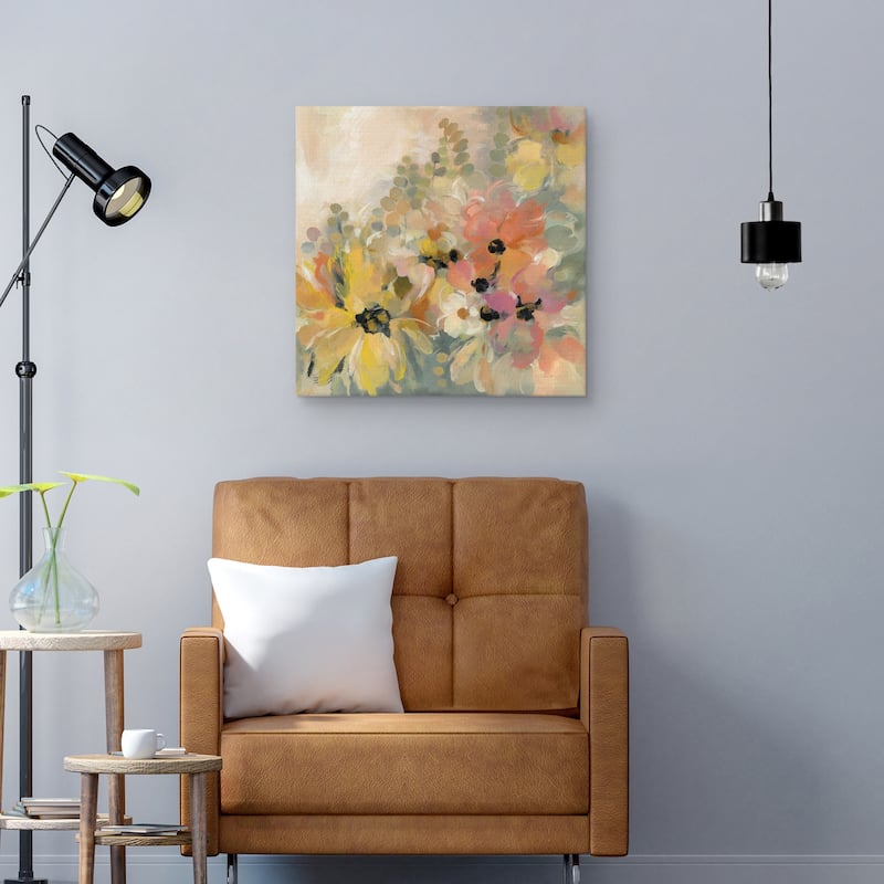 June Flower Bed by Silvia Vassileva Canvas Art Print