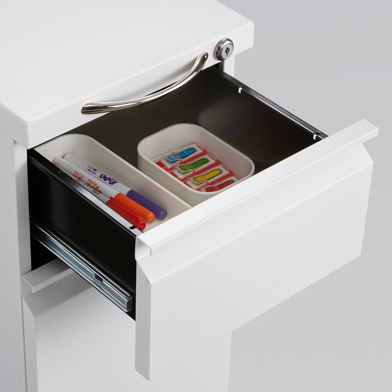 Small Mobile Steel File Storage Pedestal