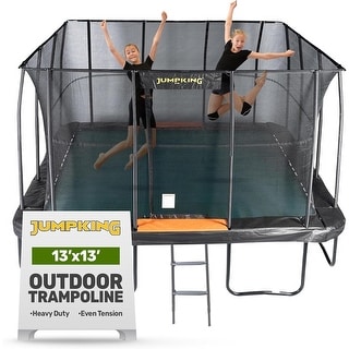 Rectangular Pro Trampoline with Complete Enclosure - Advanced Spring ...