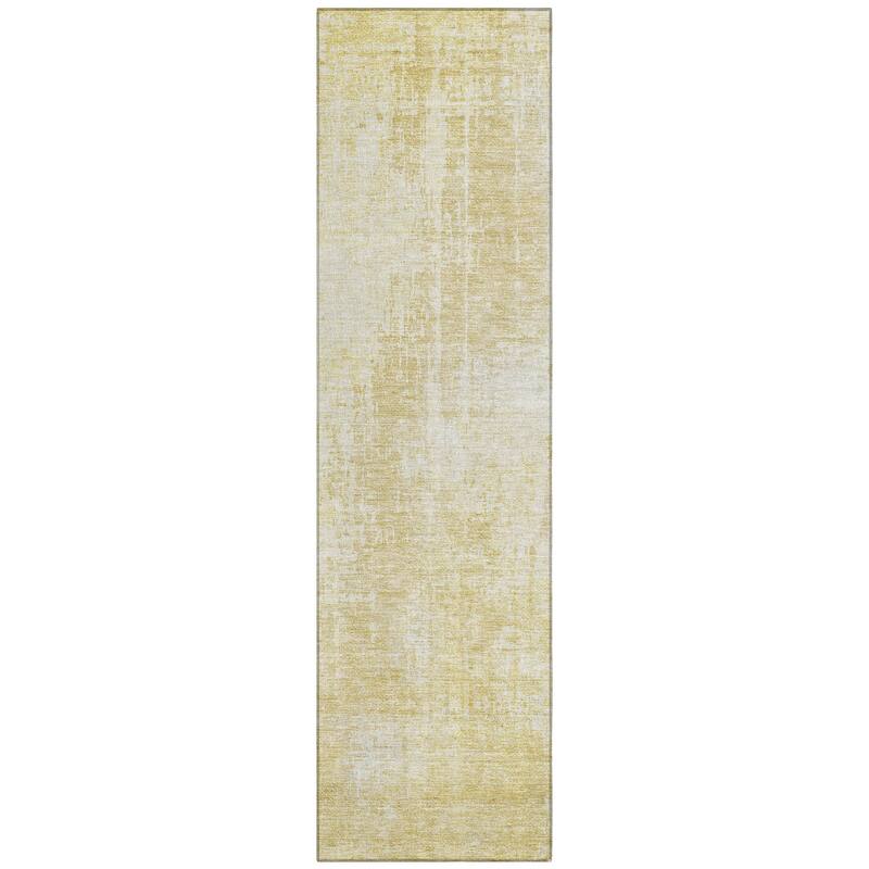 Machine Washable Indoor/ Outdoor Chantille Abstract Ombre Rug