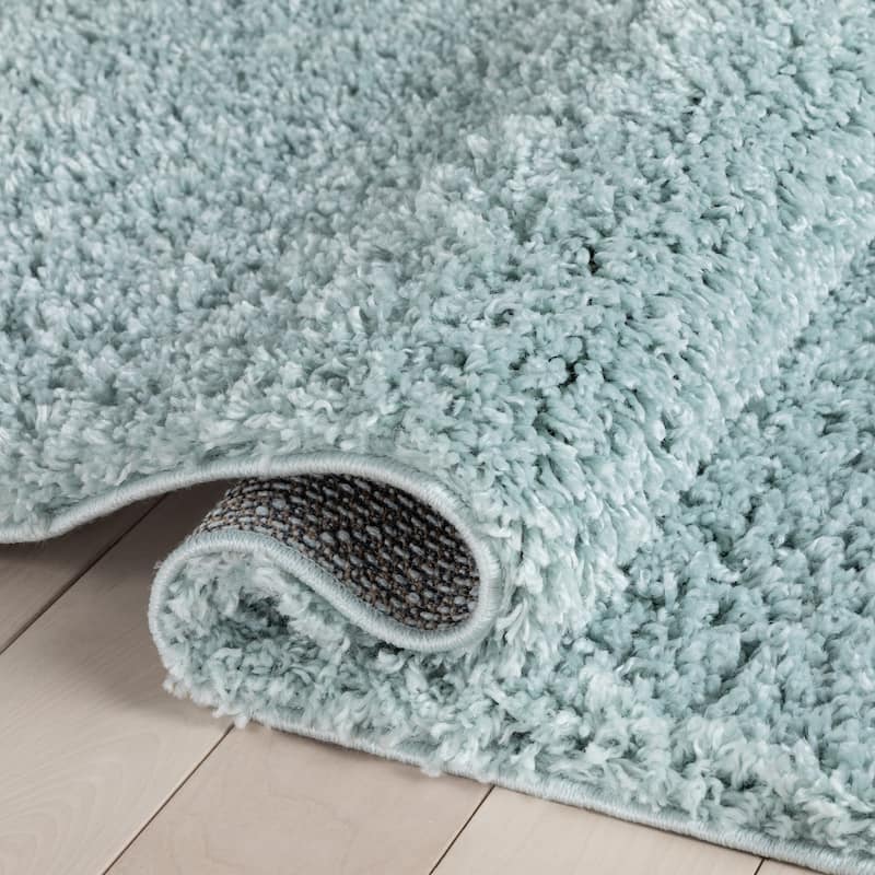 Well Woven Elle Basics Emerson Plain Shag Area Rug