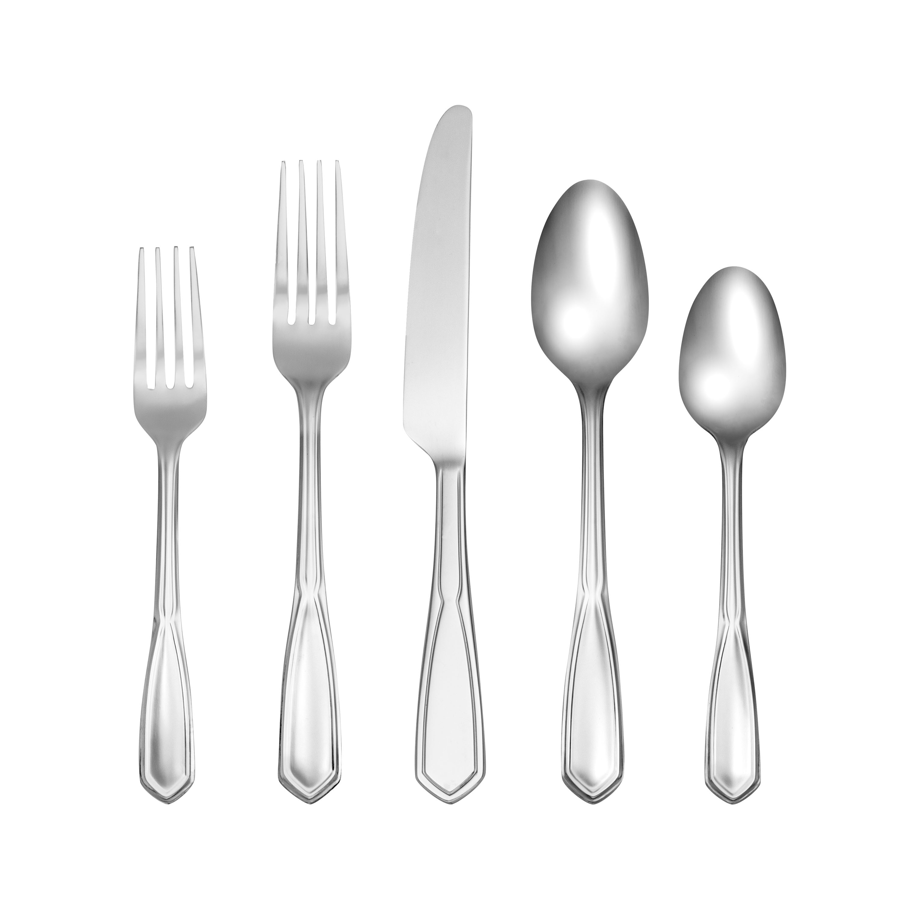 Service for 12 Cambridge 89-Piece Flatware Silverware Set with 5-PC Hostess Set