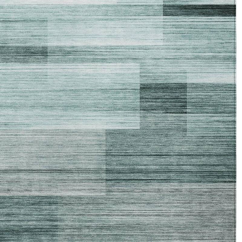HomeRoots Striped Transitional Rectangle Outdoor Rug