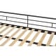 preview thumbnail 7 of 10, Twin over Twin Convertible Bunk Bed with Ladder, Black