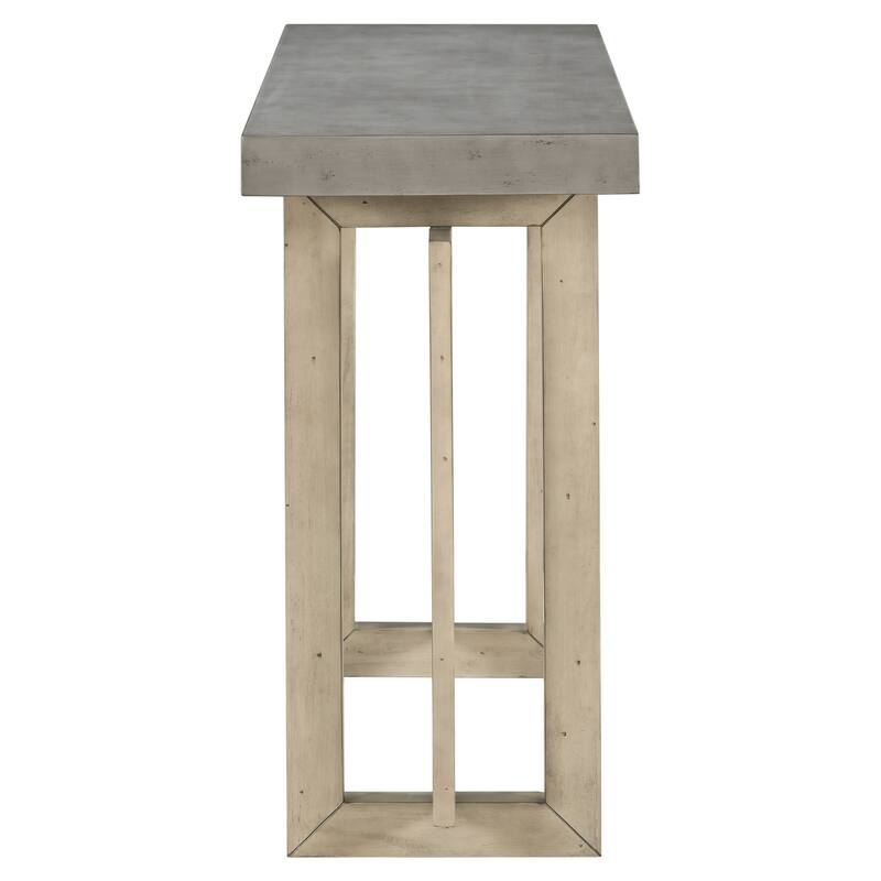 59.1" Extra Long Entryway Console Table with Solid Pine Wood Frame