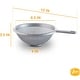 preview thumbnail 2 of 5, YBM Home 8.5 Inch Deep Plastic Colander With Long Handle for Pasta