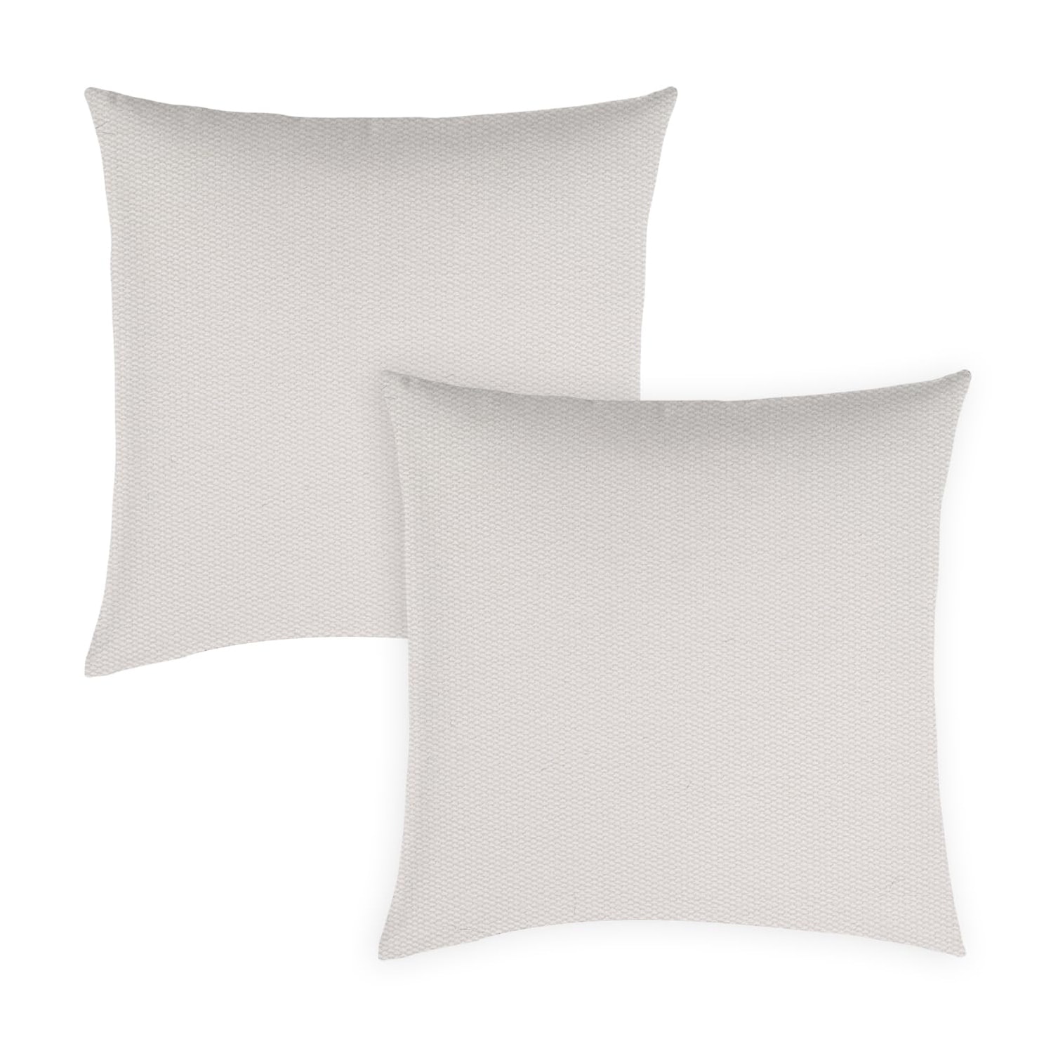 Covers&All Sunbrella Pillows Set of 2, UV Fade resistant & Water Repellent Square Throw Pillows for Indoor Outdoor Use