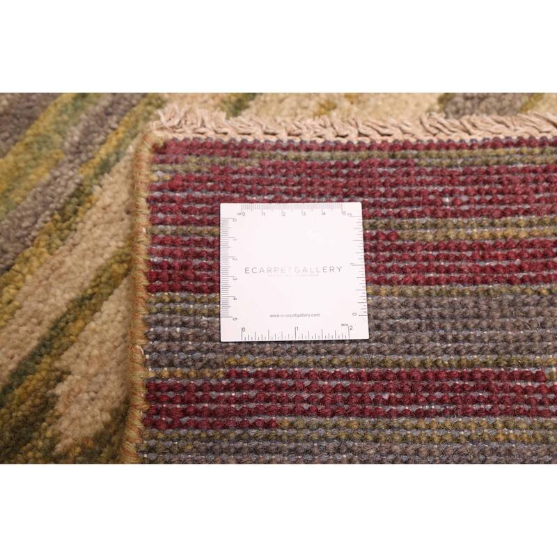 ECARPETGALLERY Hand-knotted Peshawar Ziegler Grey, Red Wool Rug - 4'7 x 6'4