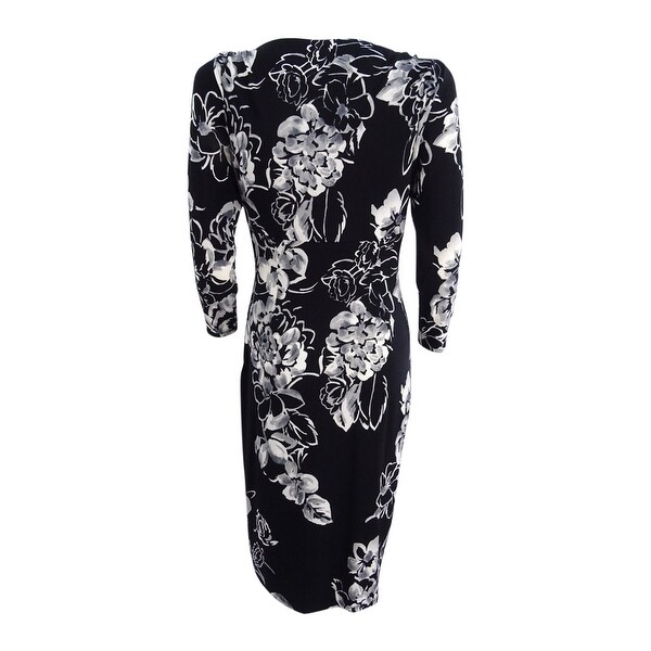 lauren ralph lauren floral jersey dress