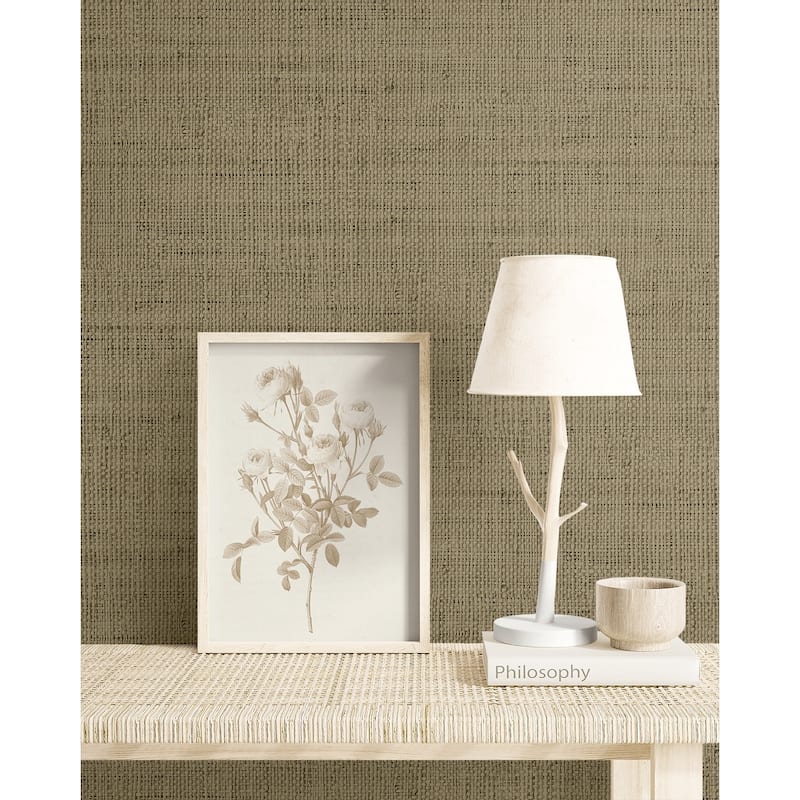 Seabrook Designs Wild Bind Embossed Vinyl Unpasted Wallpaper