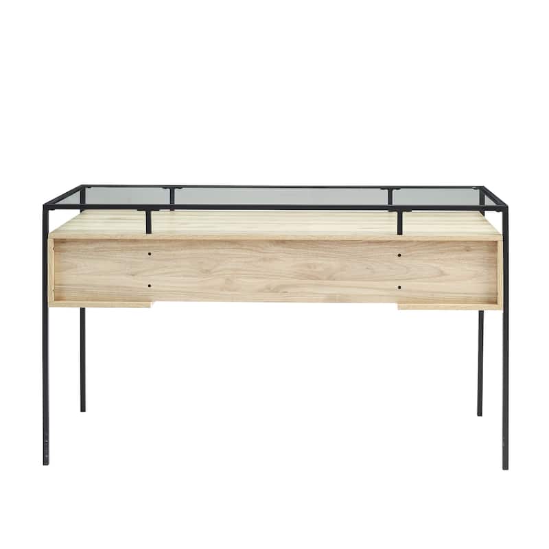Middlebrook 56-inch Glass Top Writing Desk
