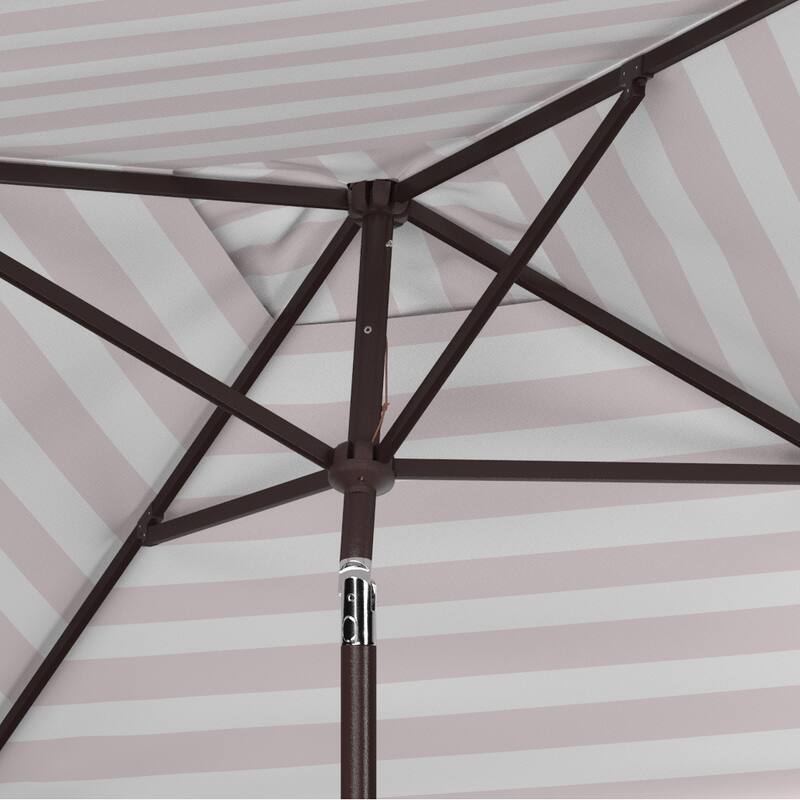 SAFAVIEH Outdoor Anabelle Fashion Line 7.5 Ft Square Umbrella, Base Not Included